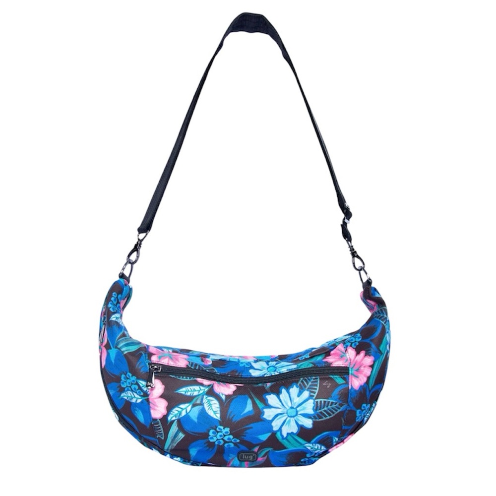 Lug The Boomerang FS Sling Crossbody Resort Black Print Versatile Wear Bag